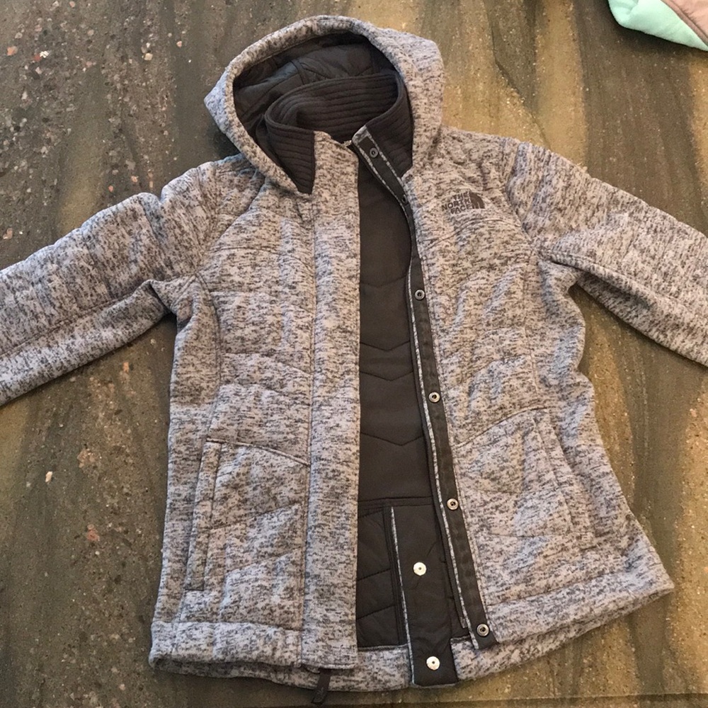 The north face girls knit jacket